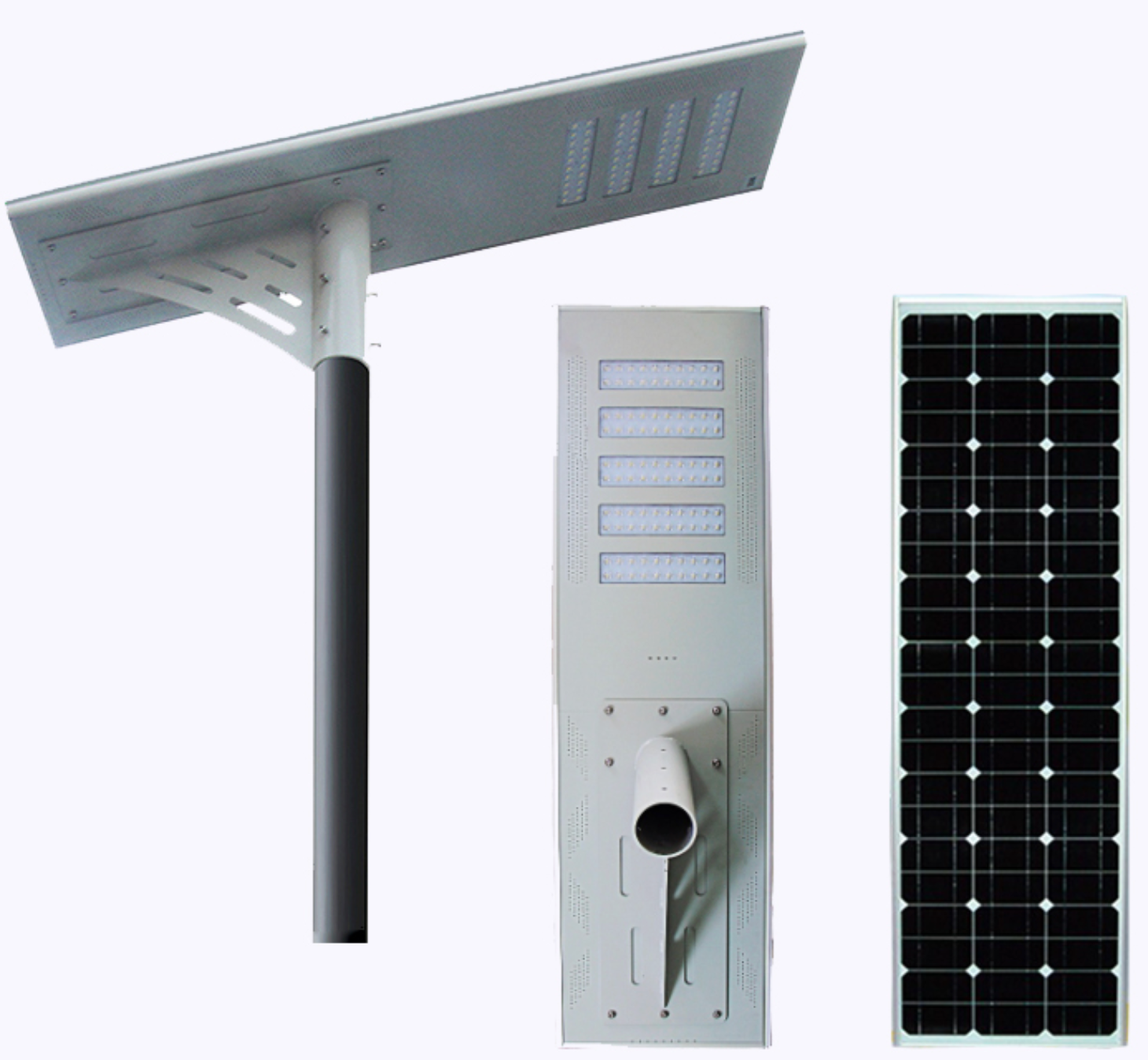 Project MPPT controller A-graded aluminum integrated all in one solar street light