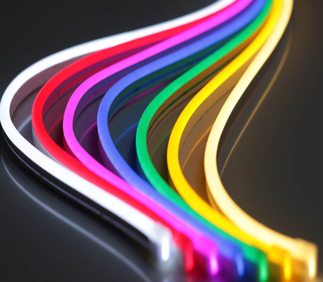 Neon Flexible LED Light Strip IP65 (100 LED/1m 5m roll) 12V DC